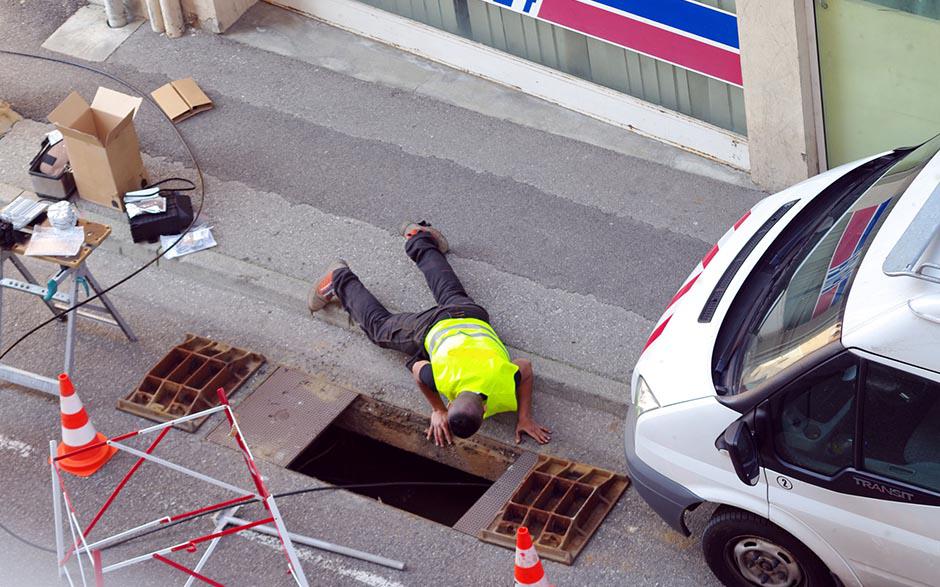 travaux assainissement Les Ulis